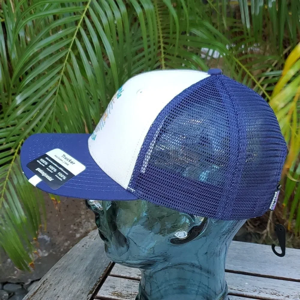 NEW Patagonia Pataloha Haleiwa Howzit Trucker Mid Crown Hat NWT